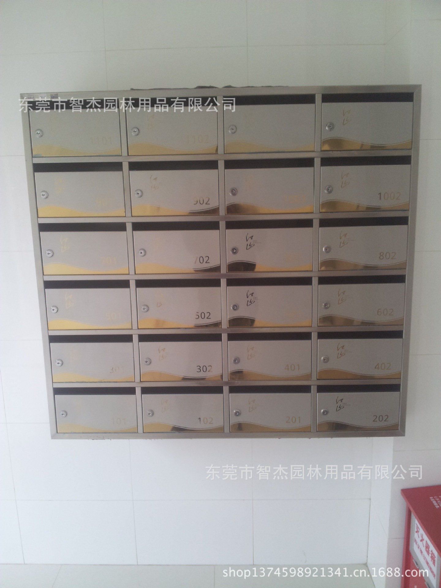 钢木结构信报箱 高端定制，小区品质之选